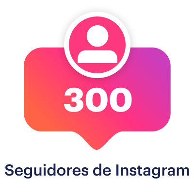 300 seguidores de Instagram