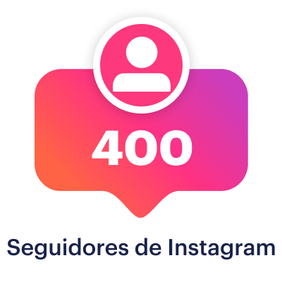 400 seguidores de Instagram