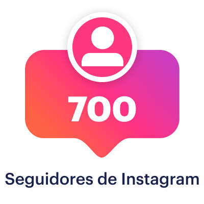 700 seguidores de Instagram