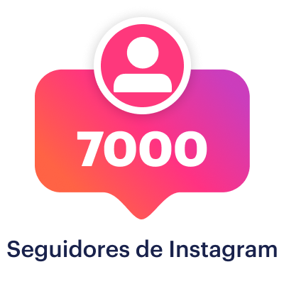 7000 seguidores de Instagram
