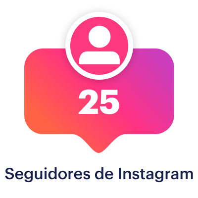 25 seguidores de Instagram