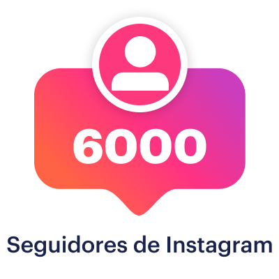 6000 seguidores de Instagram